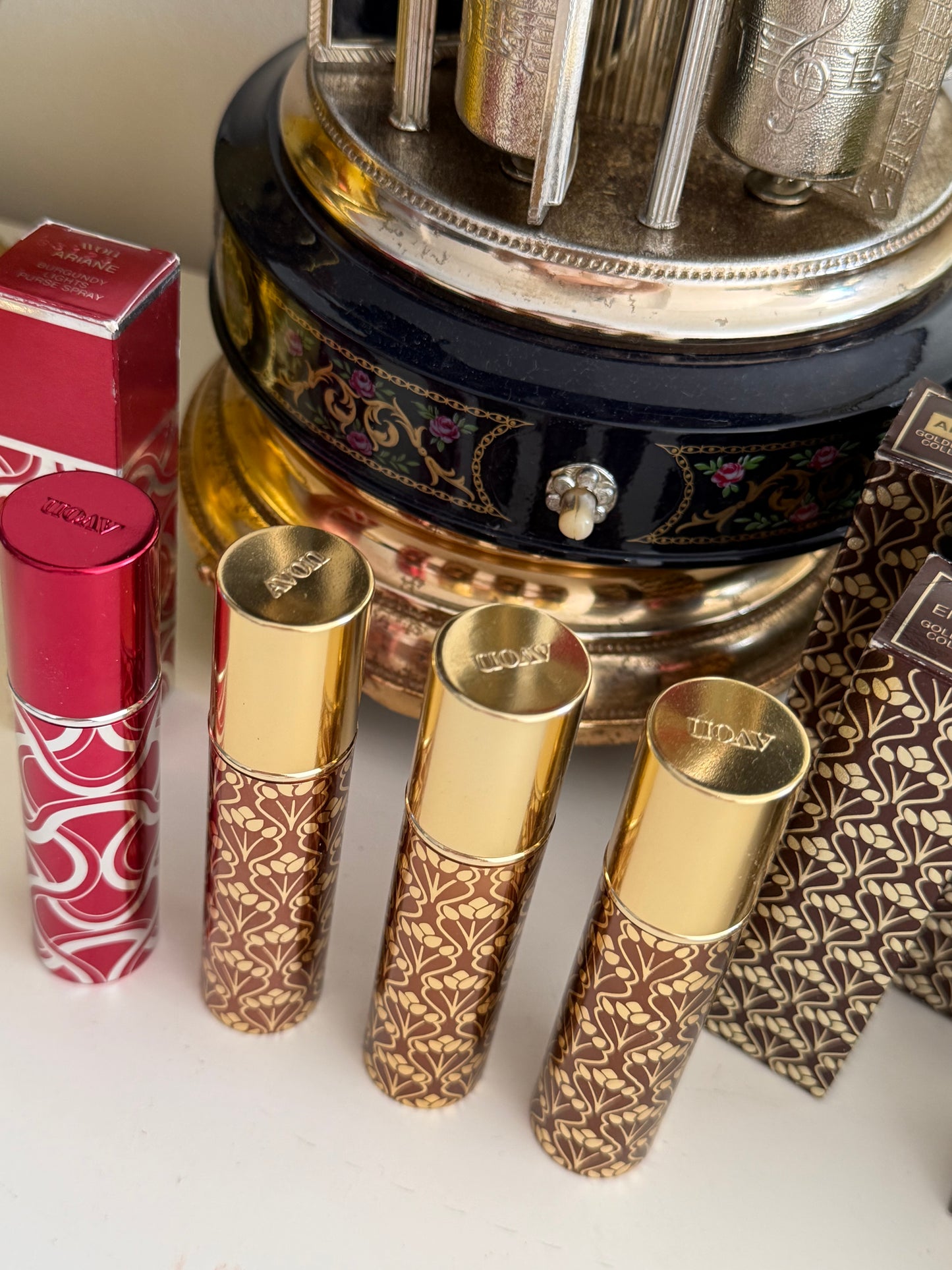 Vintage Avon Parfumzerstäuber (mit Füllung und OVP)